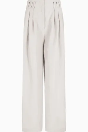 Giorgio Armani Pantalones anchos de lino