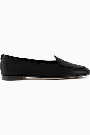Giorgio Armani Mocasines de charol arrugado