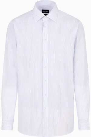 Giorgio Armani Camisa regular fit de algod??n con rayas