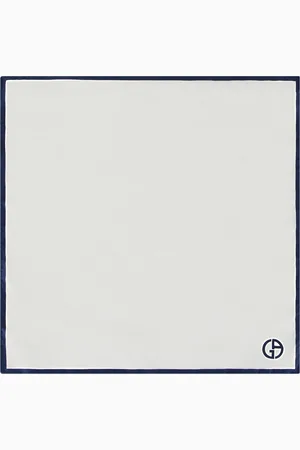 Giorgio Armani Pochette de seda con logotipo