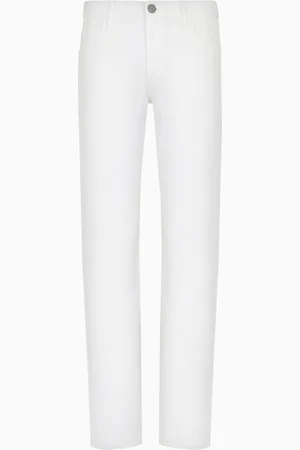 Giorgio Armani Pantalones regular fit de cinco bolsillos de algod??n el??stico