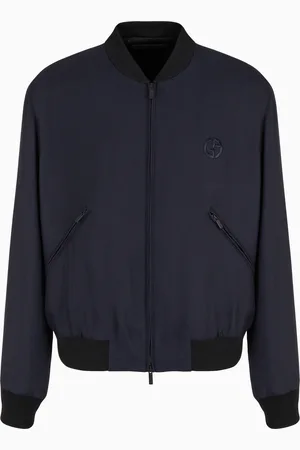 Giorgio Armani Cazadora en tela de cachemir y seda ASV