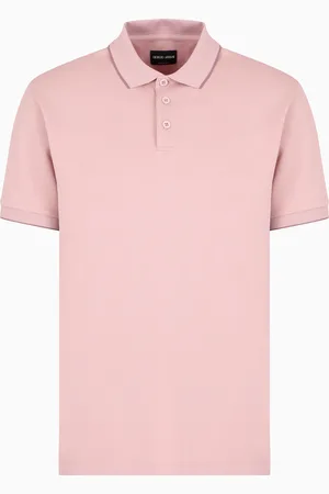 Giorgio Armani Polo de piqu?? de algod??n de hilo de Escocia