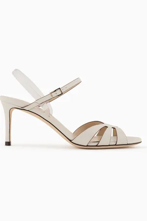 Giorgio Armani Sandalia de napa con tac??n