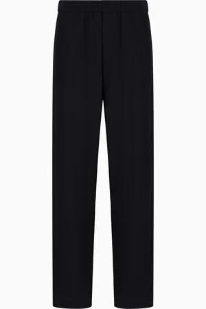 Giorgio Armani Pantalones sin pinzas de tejido gofrado t??cnico