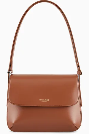 Giorgio Armani Bolso la Prima tama??o mediano de piel graneada