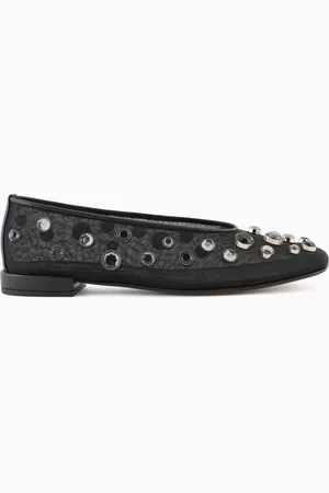 Giorgio Armani Bailarinas de malla y strass engastado x 10 Corso Como