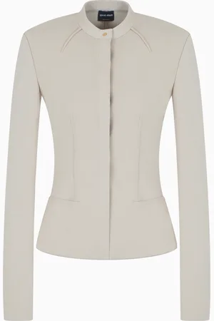 Giorgio Armani Chaqueta en punto de algod??n y viscosa