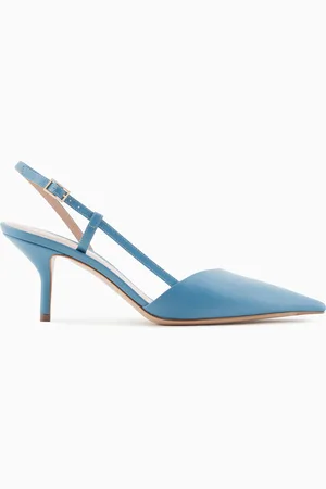 Giorgio Armani Zapato destalonado de piel