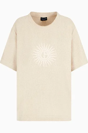 Giorgio Armani Camiseta de algod??n con bordado