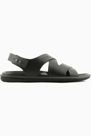 Giorgio Armani Sandalia trenzada en piel