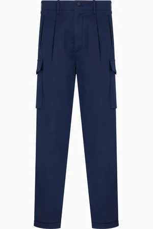 Giorgio Armani Pantalones cargo de gabardina de algod??n el??stico