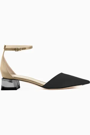 Giorgio Armani Zapato de sal??n d??orsay de grogr??n y raso