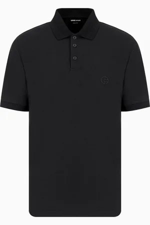 Giorgio Armani Polo de piqu?? de algod??n el??stico