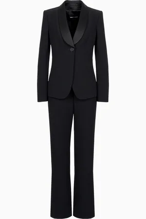 Giorgio Armani Traje de mujer en crep?? de seda pura