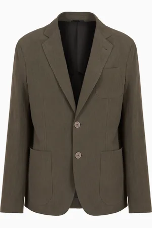 Giorgio Armani Chaqueta de la l??nea Upton en tela de lino puro