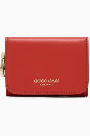 Giorgio Armani Cartera tipo tr??ptico mini de piel
