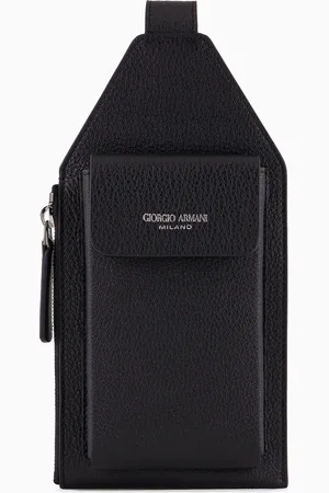 Giorgio Armani Portam??vil de piel estampada