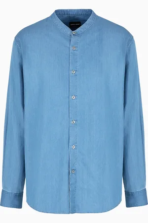 Giorgio Armani Camisa de denim de algod??n de la colecci??n Denim