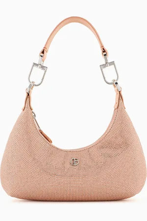 Giorgio Armani Bolso hobo la Prima tama??o mini de raso y strass