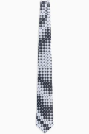 Giorgio Armani Corbata de tejido jacquard de seda pura a rayas