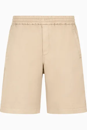 Giorgio Armani Bermudas de gabardina de algod??n el??stico