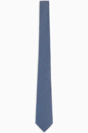 Giorgio Armani Corbata de tejido jacquard de seda pura a rayas