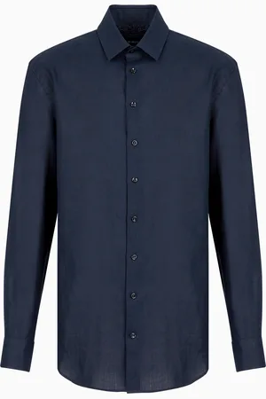 Giorgio Armani Camisa regular fit en lino