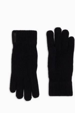 Giorgio Armani Guantes en punto de cachemir puro