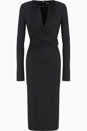 Giorgio Armani Vestido midi en mezcla de viscosa ASV