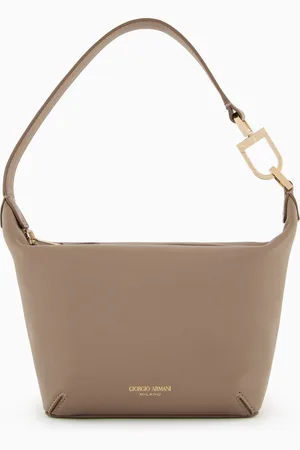 Giorgio Armani Bolso hobo la Prima Soft tama??o peque??o de napa