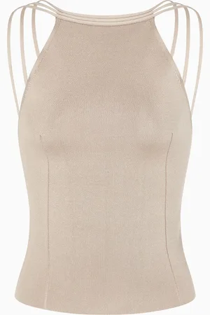 Giorgio Armani Top de punto de seda