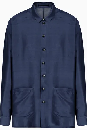 Giorgio Armani Chaqueta camisera de seda