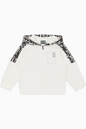 EA7 Sudadera tipo cárdigan con capucha Graphic Series Boy