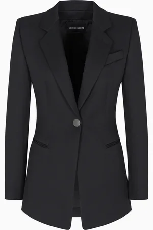 Giorgio Armani Chaqueta de abotonadura sencilla de neopreno t??cnico