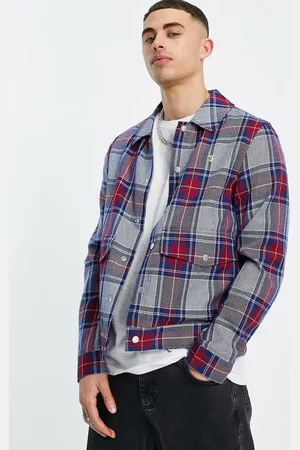 Farah Chaqueta estilo camionero a cuadros Wilcox de