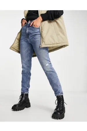 River Island Vaqueros mom de talle alto Carrie de