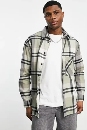 Dr Denim Camisa a cuadros de Frank-Beis neutro