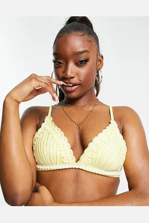 River Island Top de bikini de triángulo moldeado en de