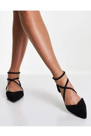 ASOS Bailarinas negras en punta Larna de