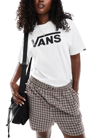 Vans Camiseta blanca con logo de Classic