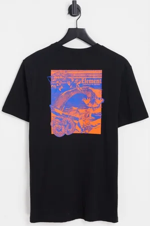 Element Camiseta negra con estampado Catron de