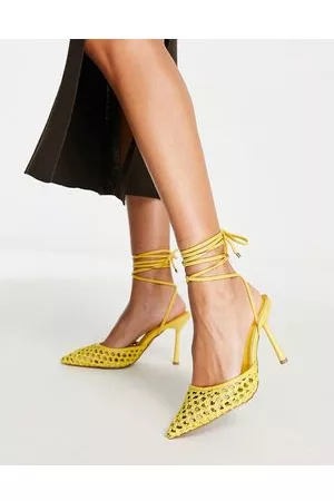 La de Zapatos de Tacón y Destalonados en color amarillo | FASHIOLA.es