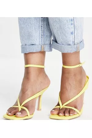 Sandalias alto Zapatos para Mujer en color amarillo | FASHIOLA.es