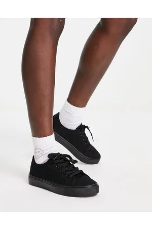 ASOS Zapatillas de deporte negras con cordones Dizzy de -Negro