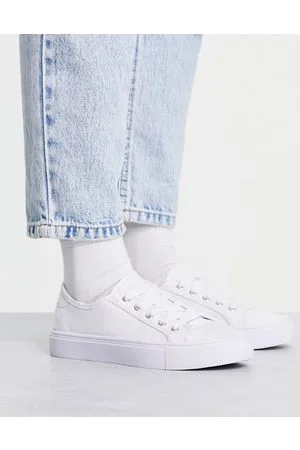 ASOS Zapatillas blancas de cordones Dizzy de