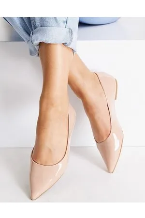 ASOS Bailarinas planas con puntera en punta Lucky de - neutro