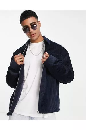 ASOS Hombre Abrigos largos - Chaqueta Harrington de pana de