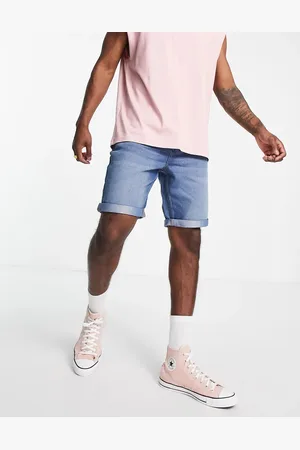 Threadbare Pantalones cortos vaqueros con lavado claro de