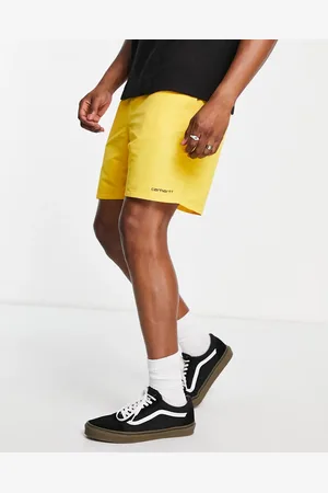 Carhartt Shorts de baño amarillos Island de